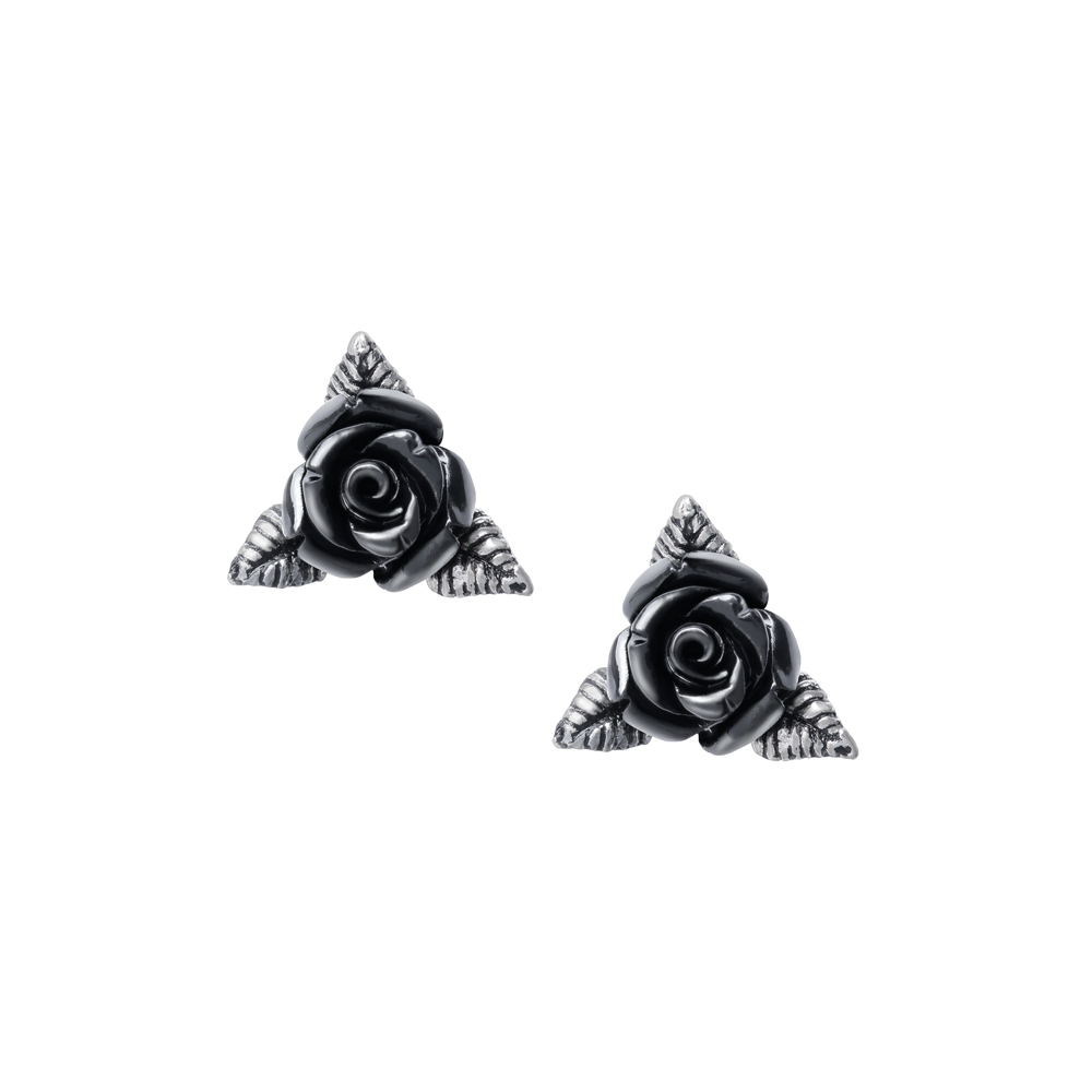 Alchemy - Ring O' Roses Ohrstecker - Silberfarben